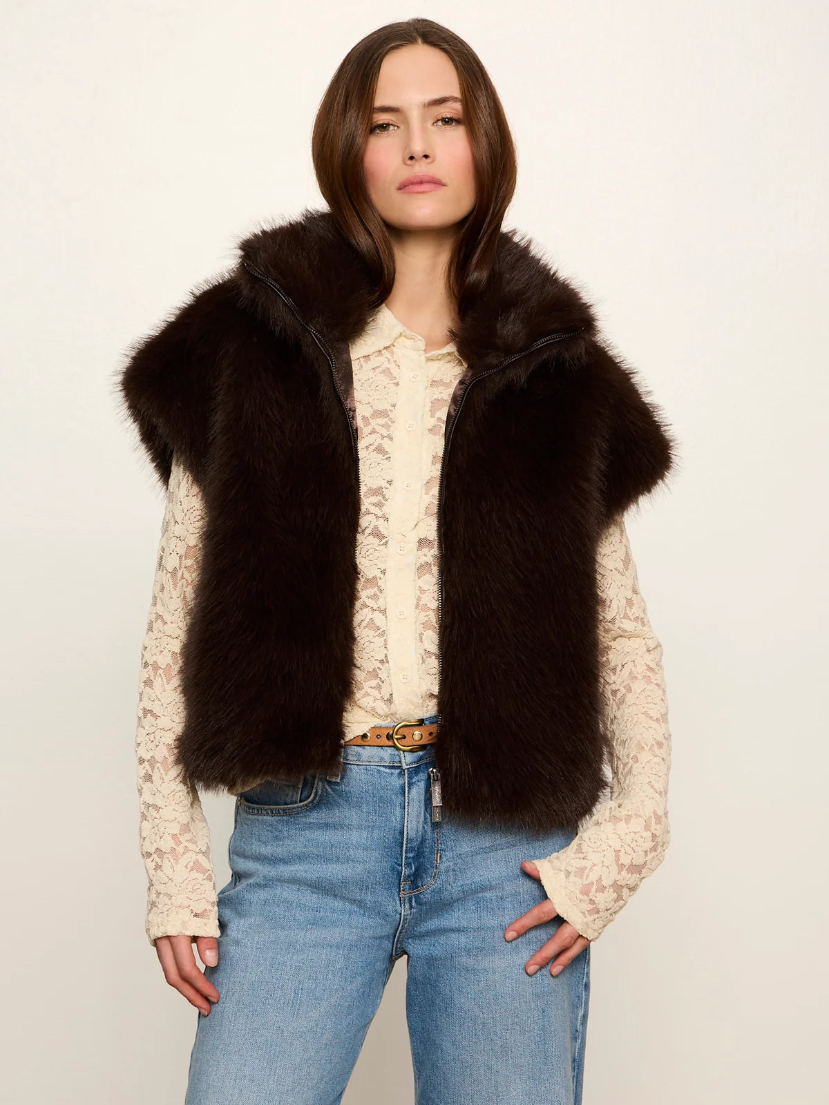Silky Fur Vest Sanctuary