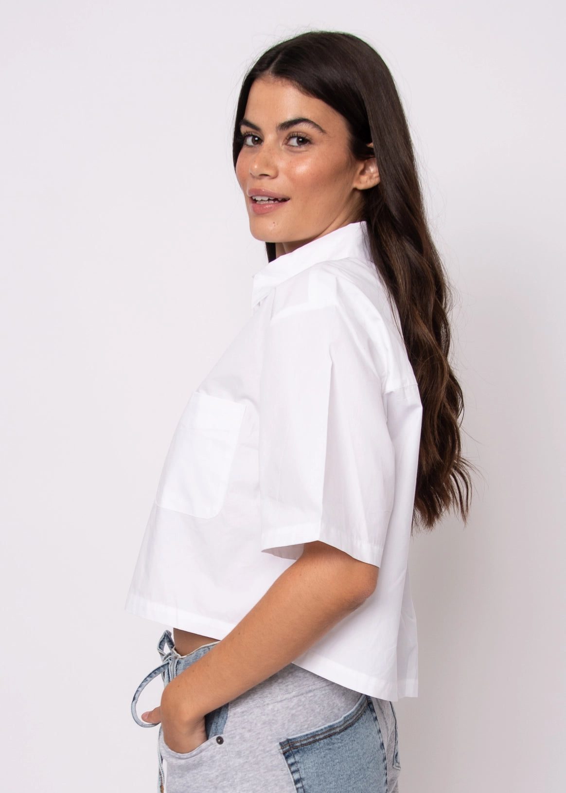 Azalia Poplin Short Sleeve Shirt RD Style
