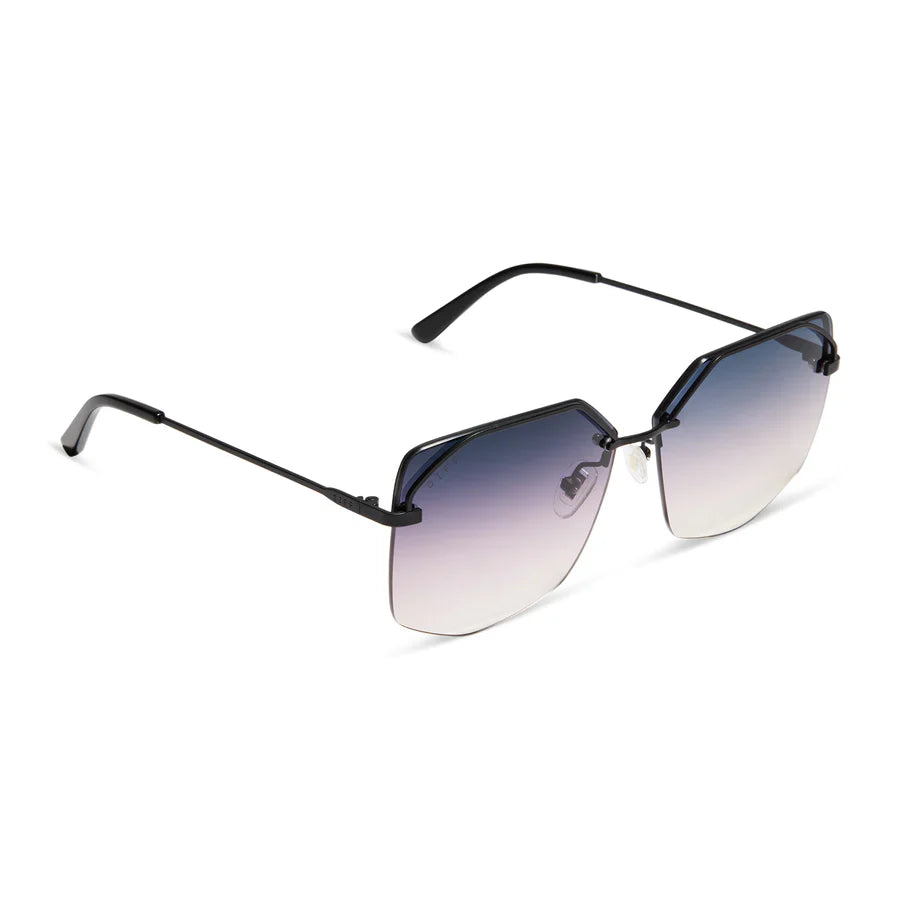 Bree Matte Black/Twilight Gradient Sunglasses