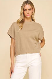 Dropped Shoulder Sweater Top Pinch