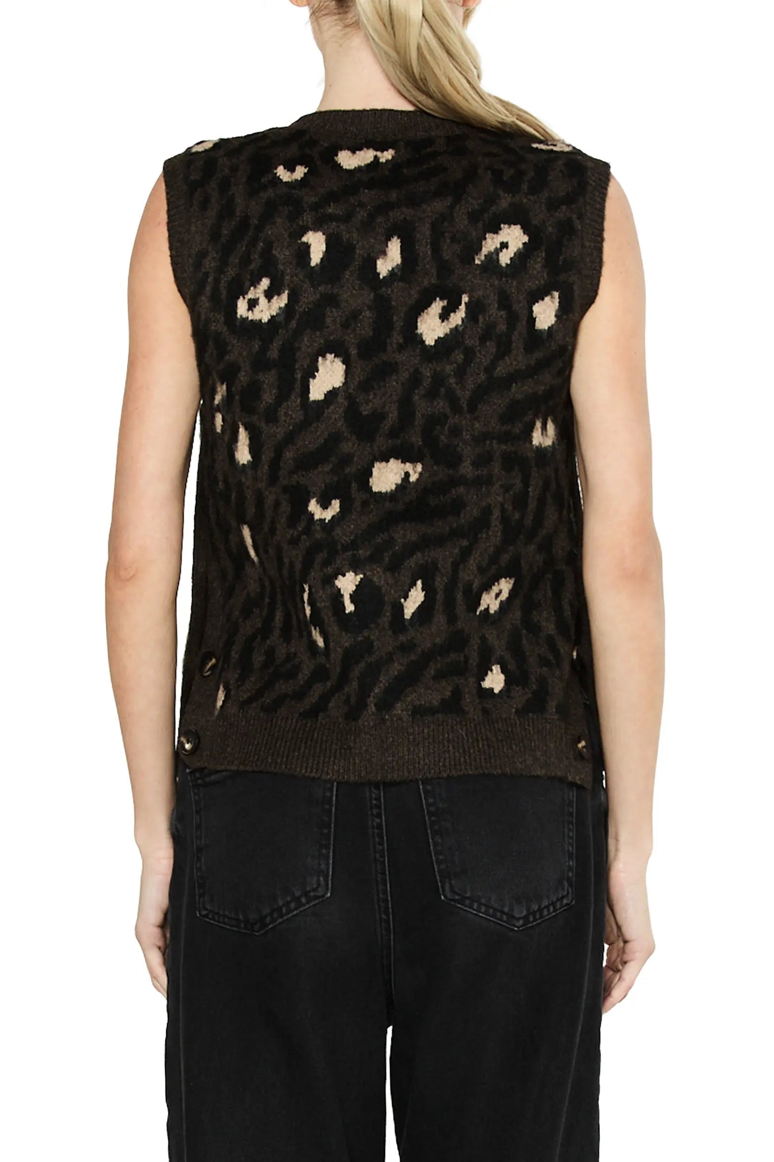 Genesis Animal Sweater Vest Ciebon