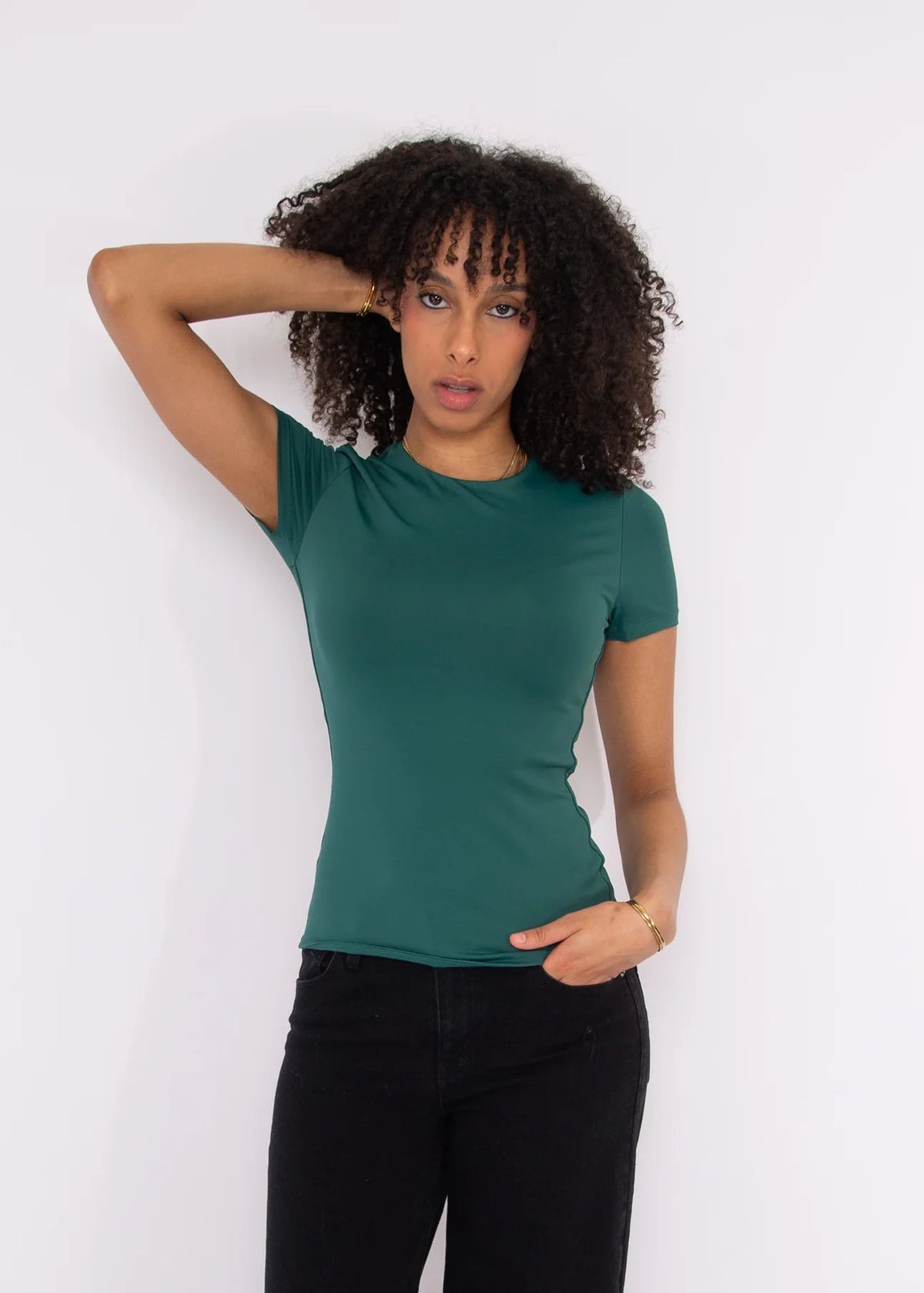 Roxi 23 Short Sleeve Round Neck Tee RD Style