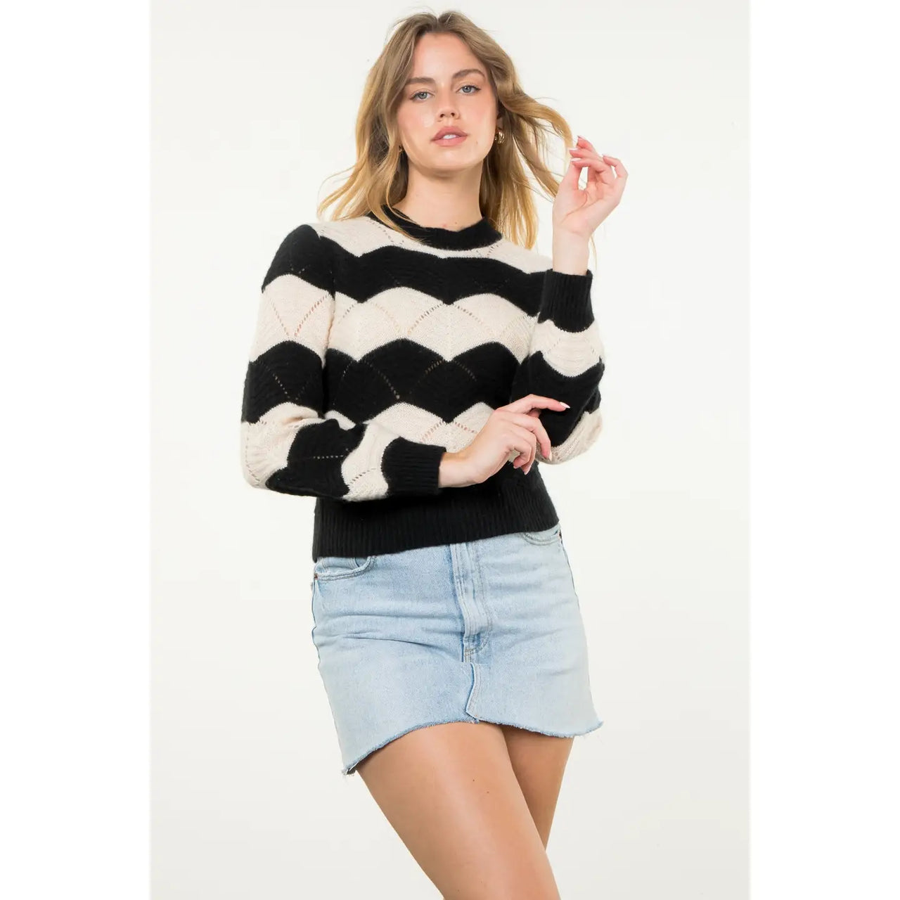 Long Sleeve Knit Top