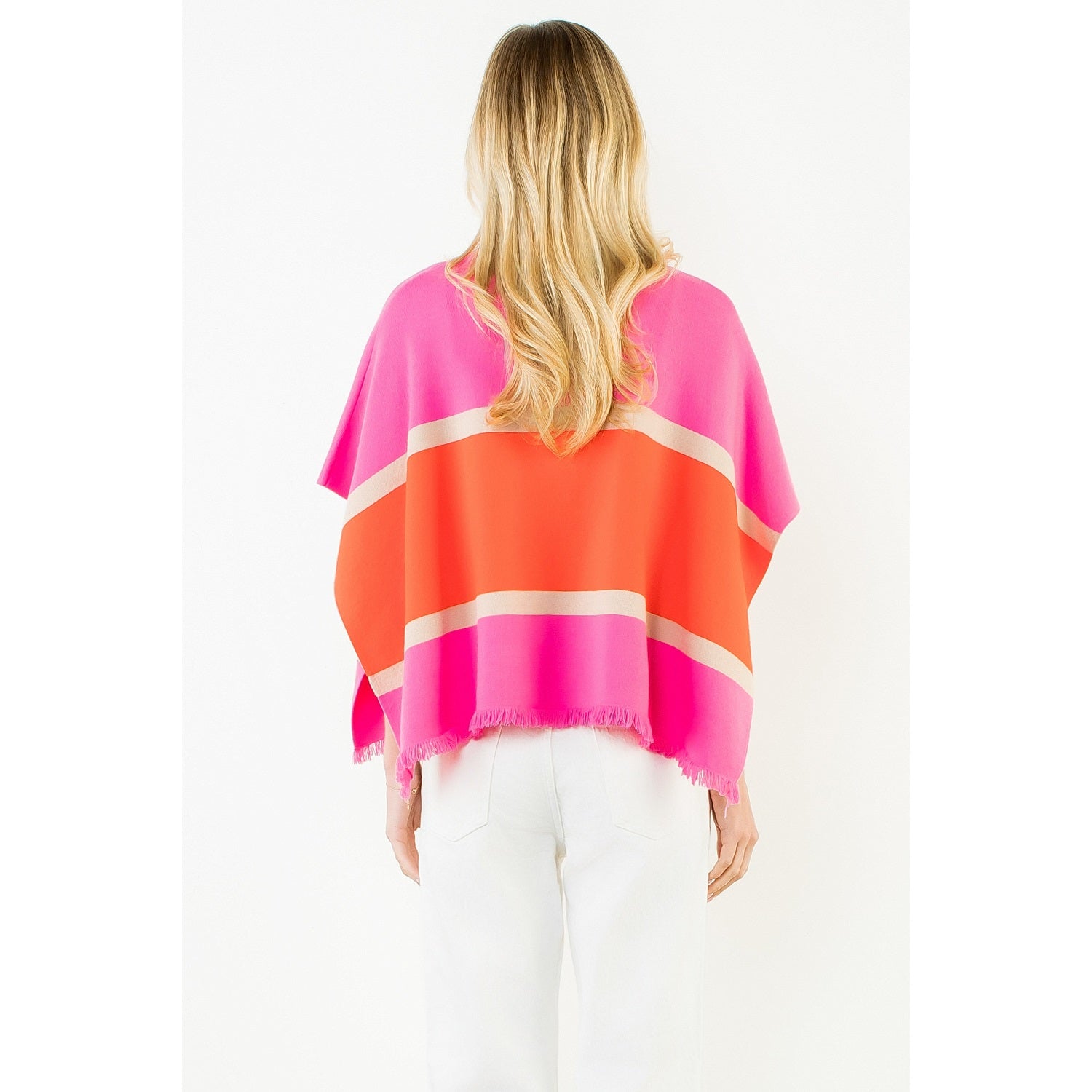 Colorblocked Poncho THML