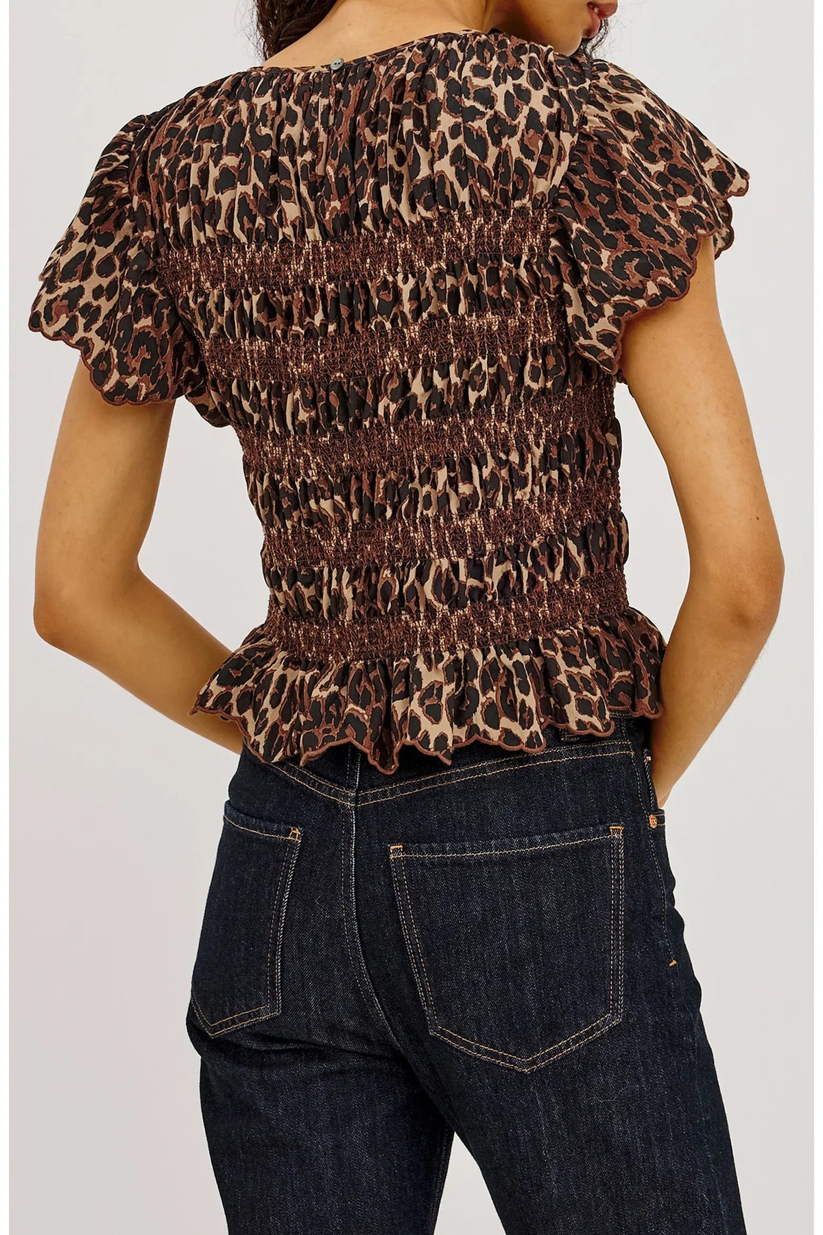 Marcel Smocked Cotton Top Rails
