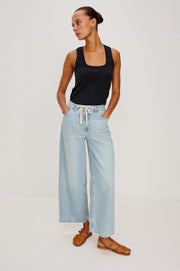 Angeleno Wide Leg Crop Jeans Rails