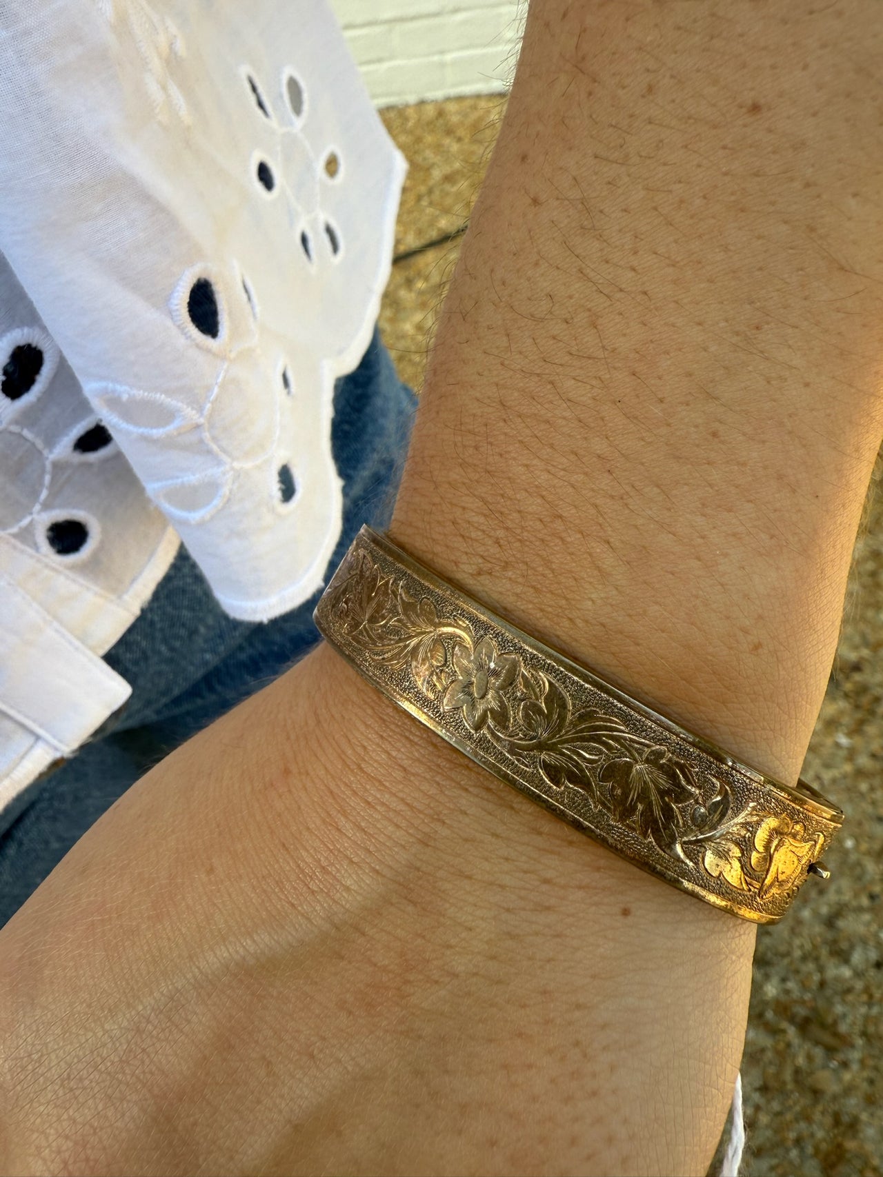 Gold Filled Bangle Bracelet