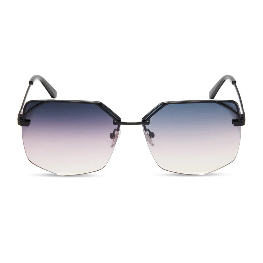 Bree Matte Black/Twilight Gradient Sunglasses