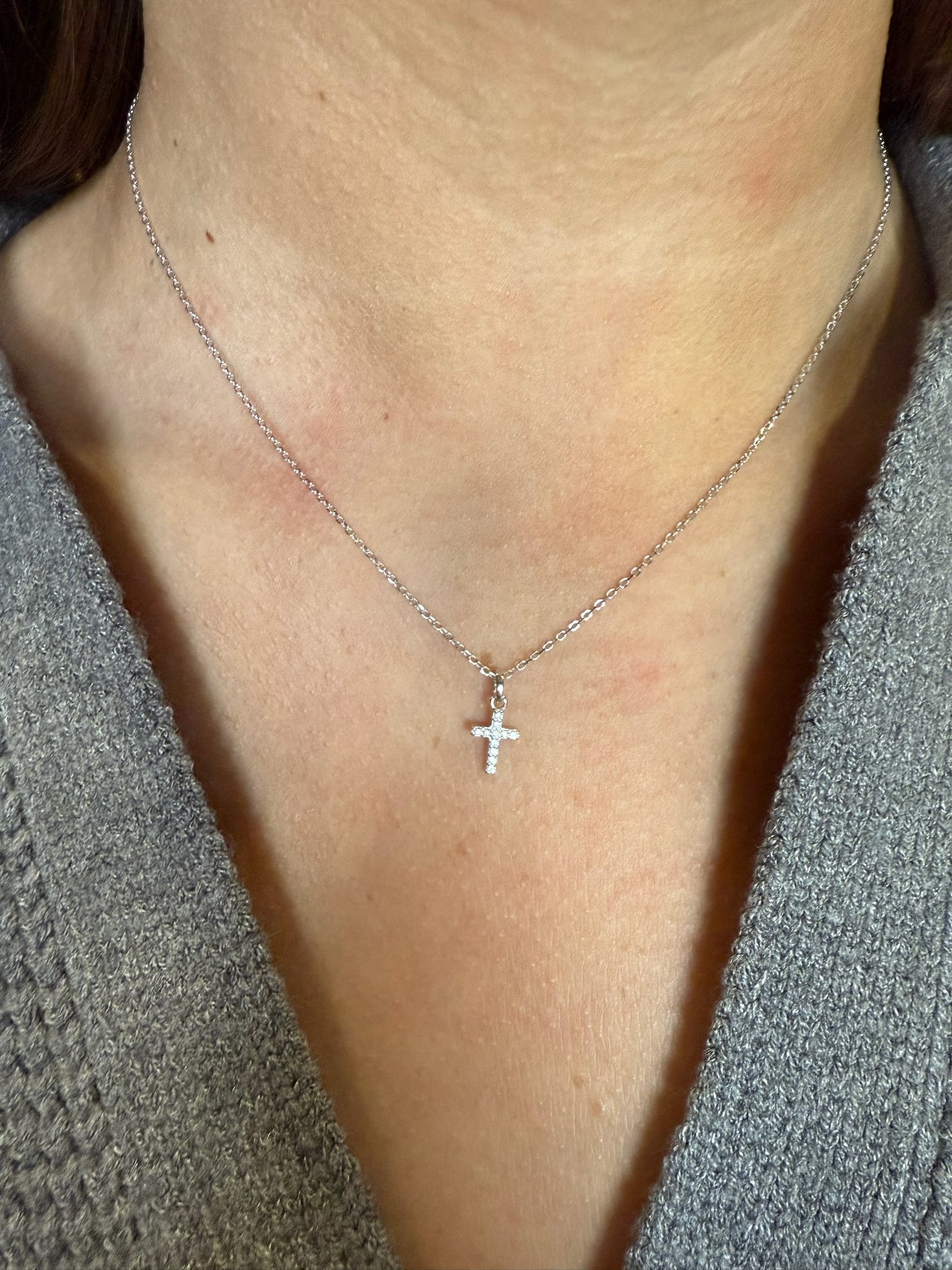 Sterling Silver Cross Necklace