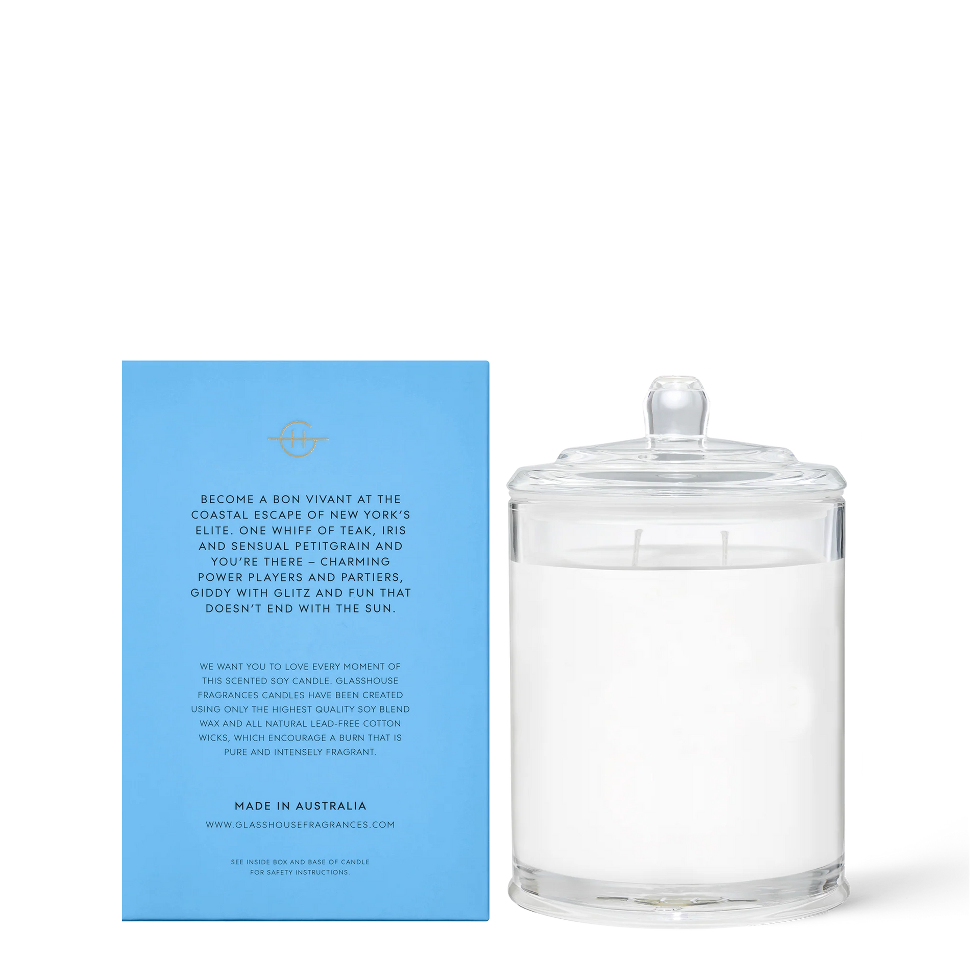The Hamptons - 13.4oz Candle | Glasshouse Fragrances Glasshouse Fragrances