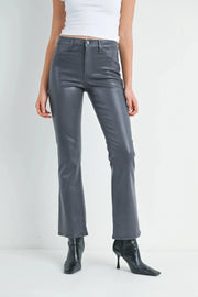 The Midrise Slim Bootcut Jeans Just Black Denim