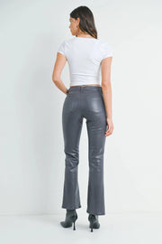 The Midrise Slim Bootcut Jeans Just Black Denim