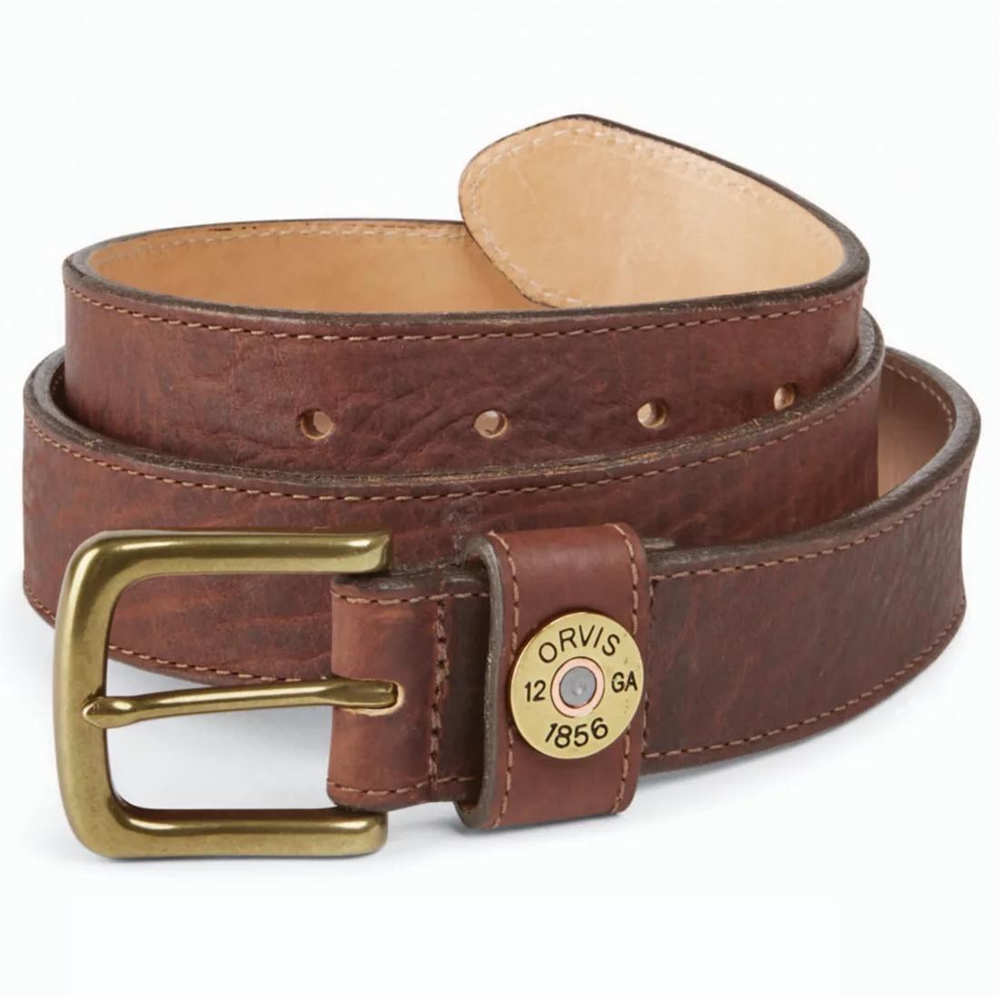 Bison Leather Shot Shell Belt