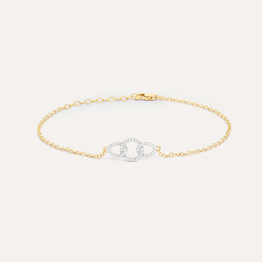 Locked In Chain Bracelet in Yellow Gold