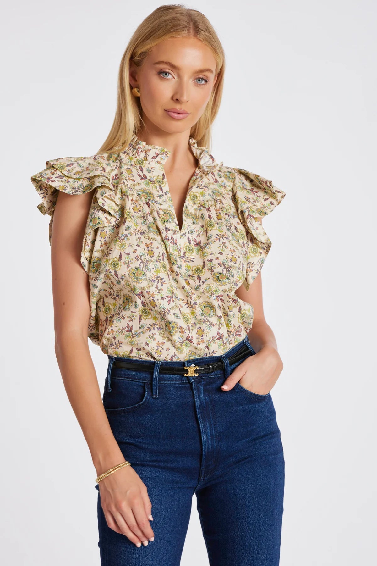 Margarita Poplin Top