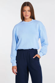 Cozy Bubble Hem Sweatshirt Bishop + Young
