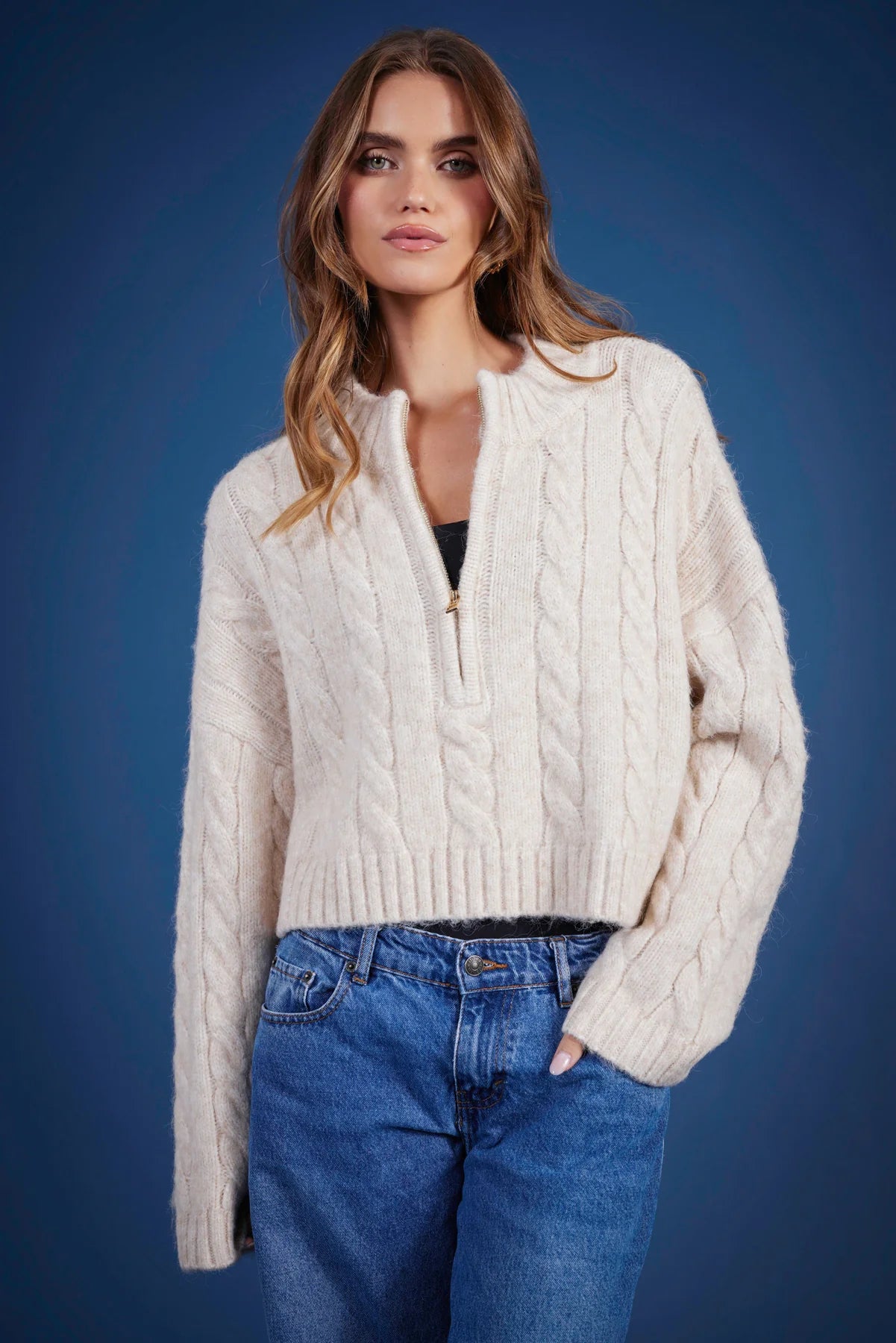 Kyla Cable Knit Sweater