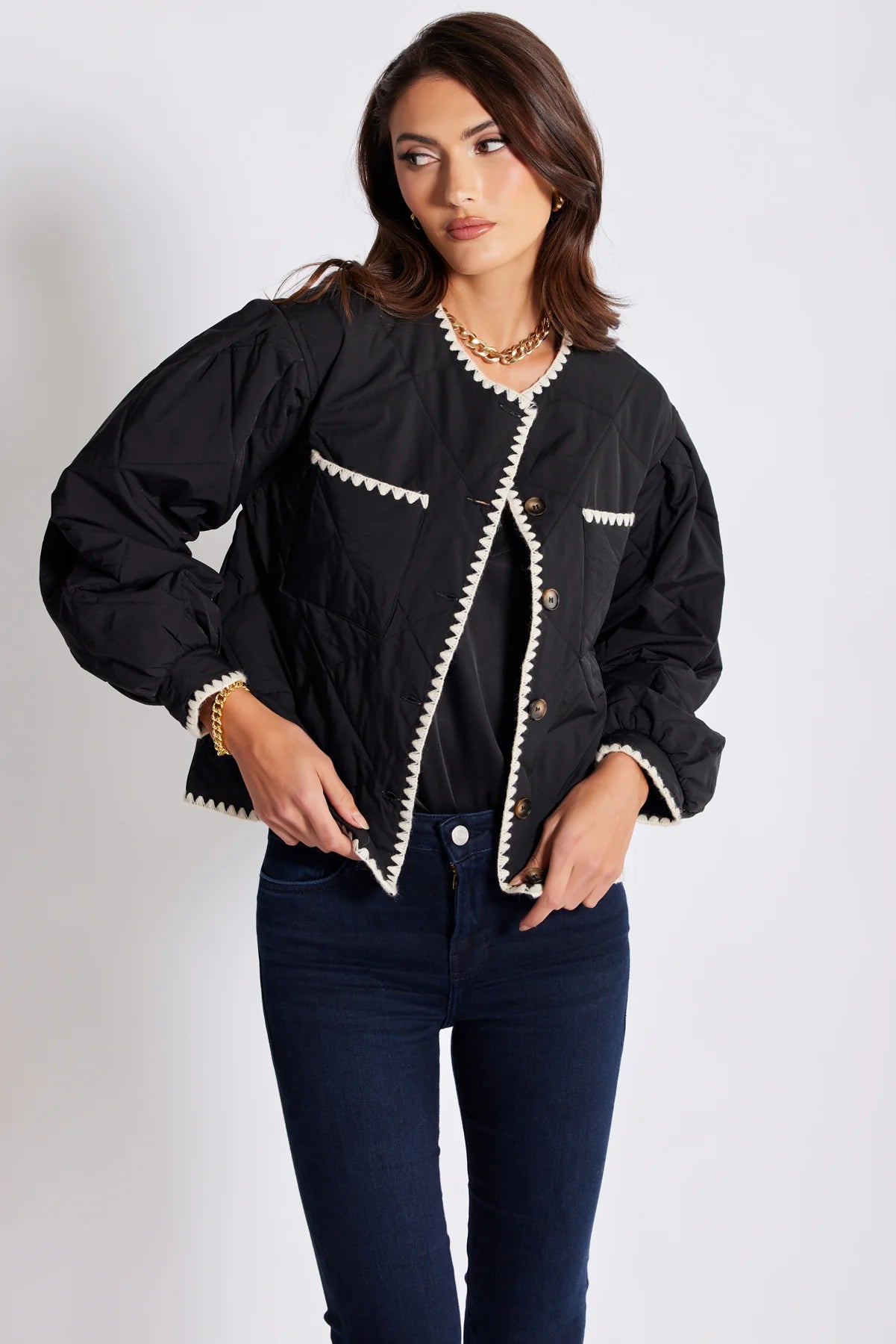 Brooklyn Whipsitch Quilted Jacket