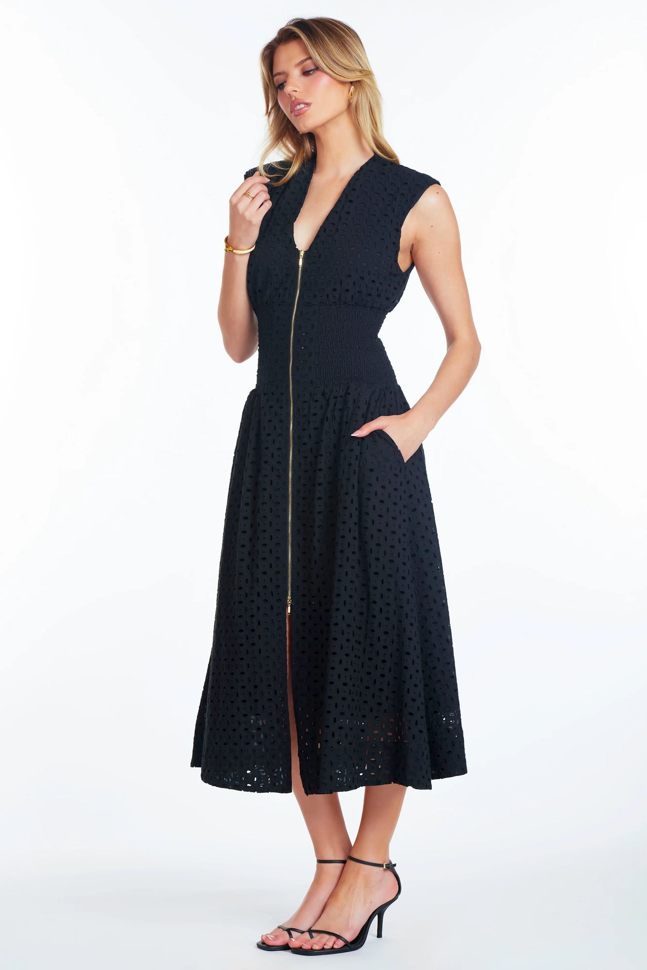 Skye Zip Front Dress Bishop + Young