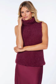 Colette Sleeveless Turtleneck Sweater Bishop + Young