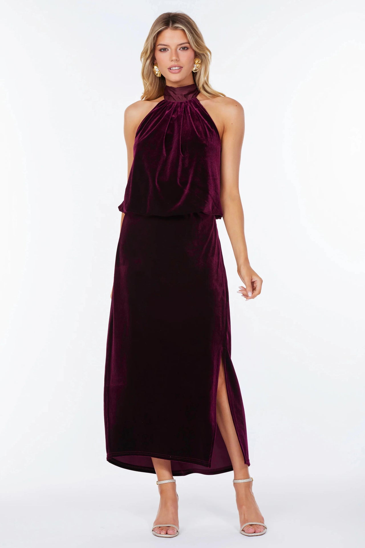 Luxe Velvet Slip Skirt Bishop + Young