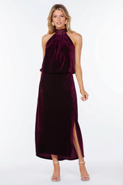 Luxe Velvet Slip Skirt Bishop + Young