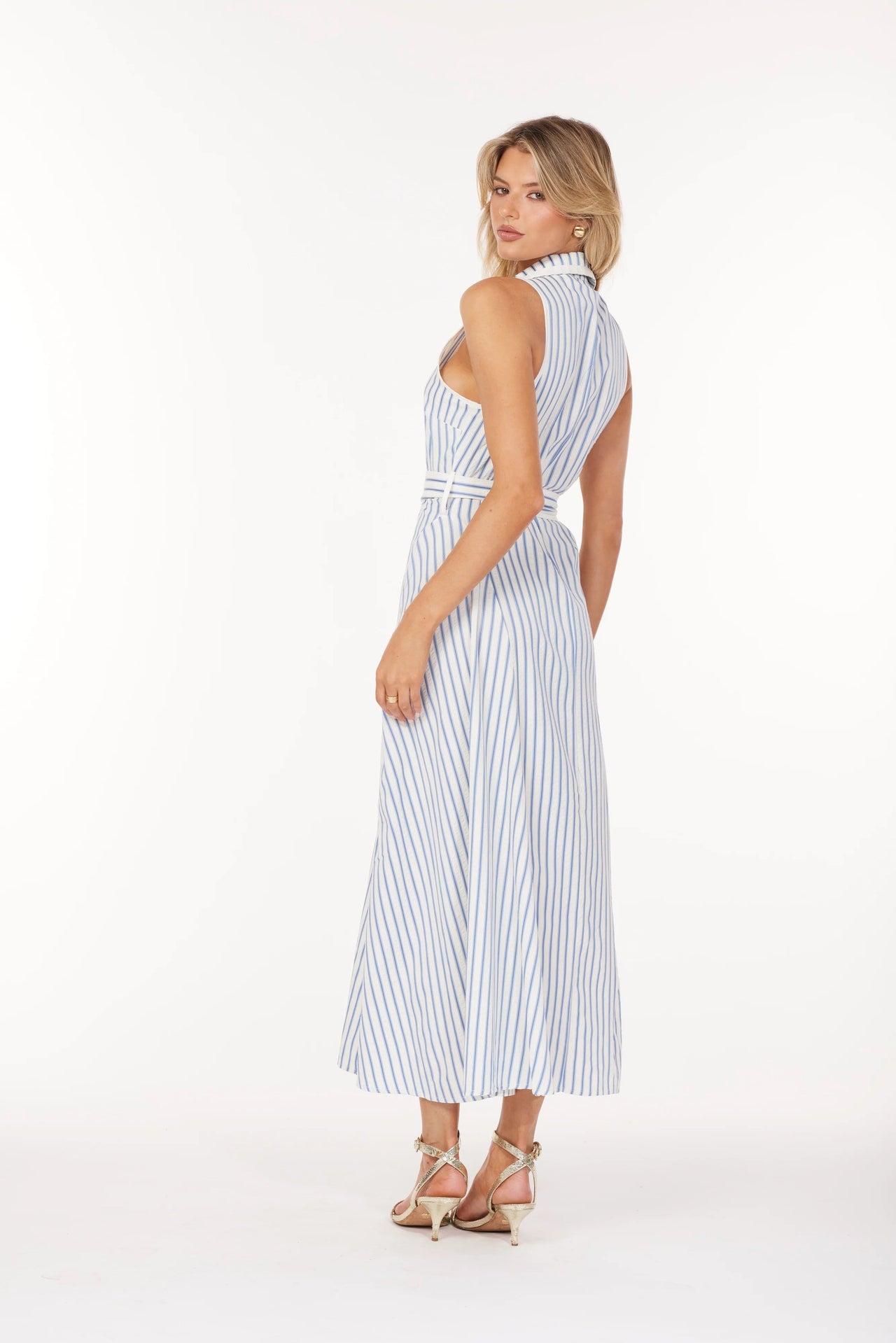 Verona Button Front Dress Bishop + Young