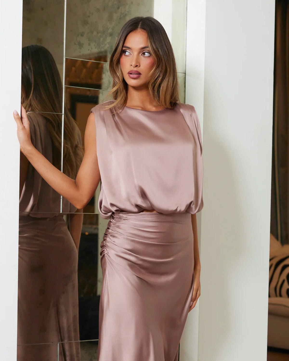 Monroe Bubble Hem Top Bishop + Young