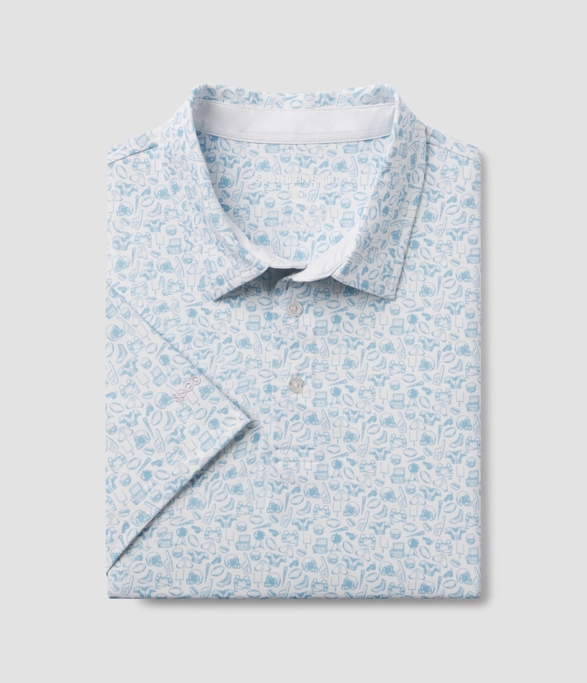 Youth Biggest Fan Printed Polo | Southern Shirt Co. Southern Shirt Co.