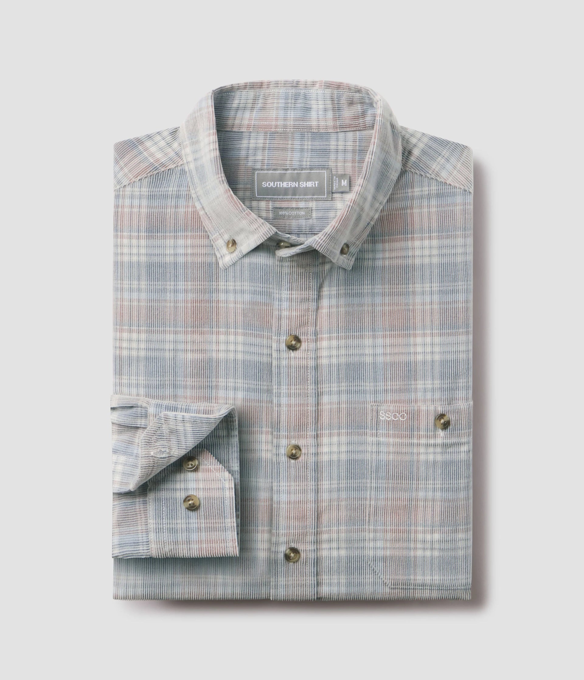 Braxton Long Sleeve Lightweight Cord Flannel | Southern Shirt Co. Southern Shirt Co.