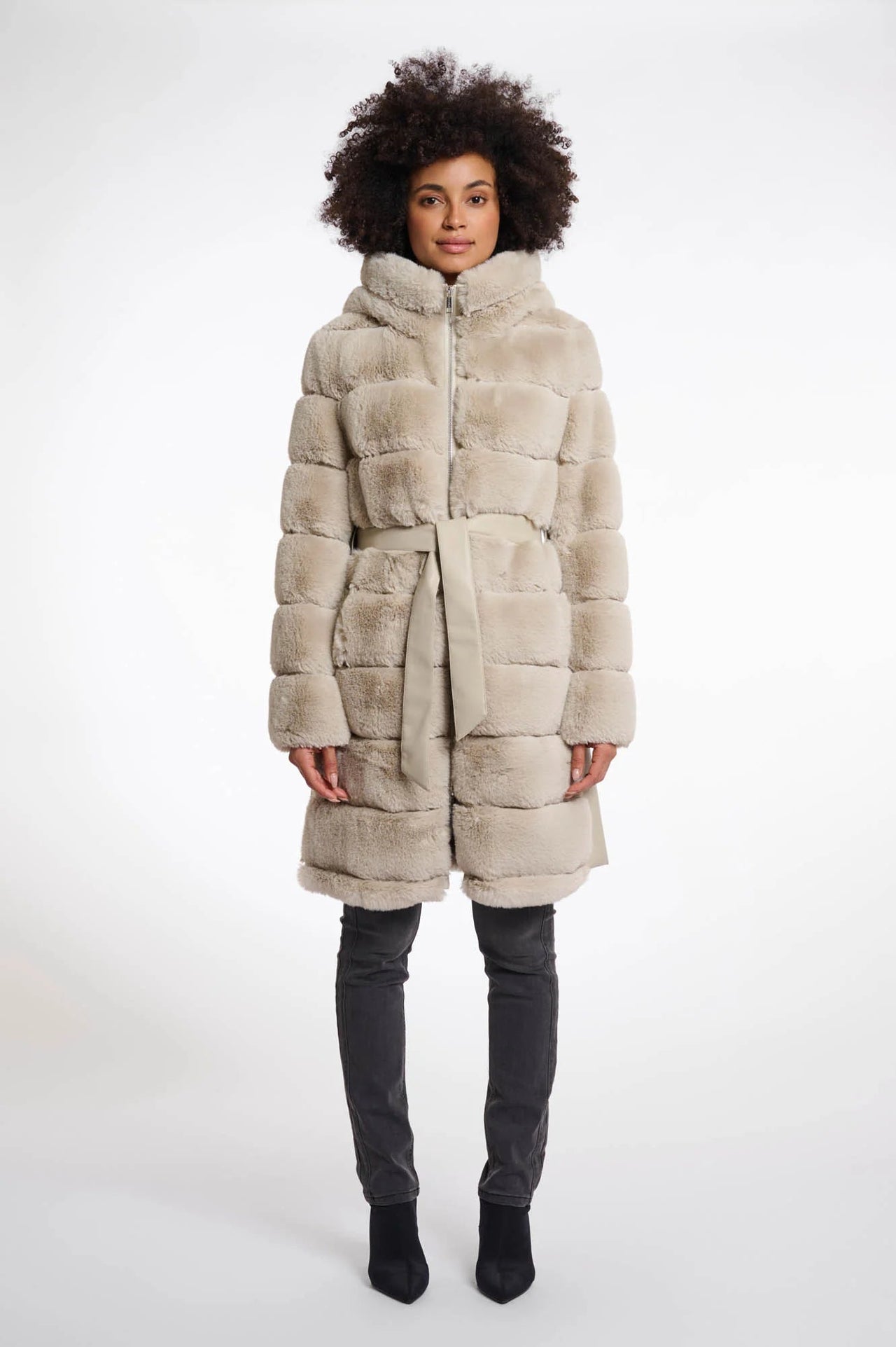 Bridget Faux Fur Coat Rino & Pelle