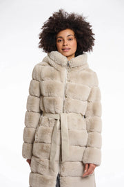 Bridget Faux Fur Coat Rino & Pelle
