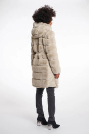 Bridget Faux Fur Coat Rino & Pelle