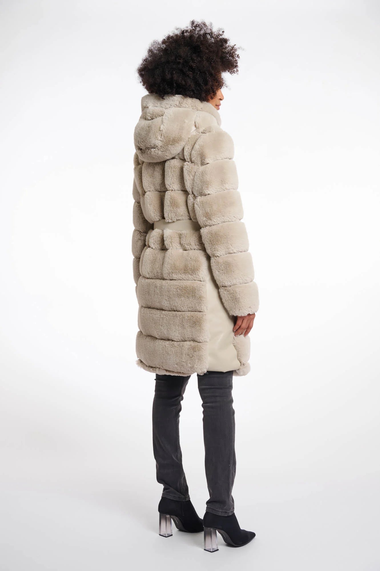 Bridget Faux Fur Coat Rino & Pelle