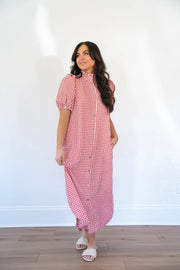 Ruby Gingham Dress Entro