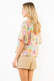 Jordan Loose Fit Print Top THML
