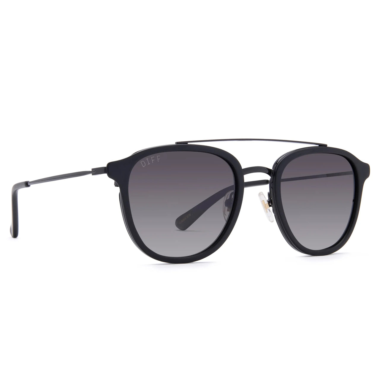 Camden Polarized Sunglasses in Matte Black/Grey