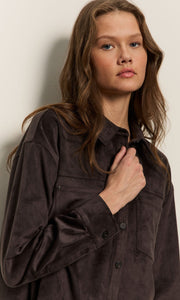 Ivy Faux Suede Shirt Sanctuary