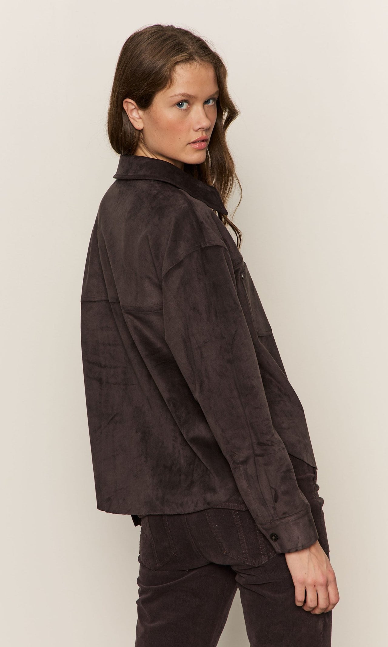 Ivy Faux Suede Shirt Sanctuary
