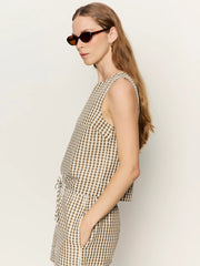 Better Days Gingham Shell Sanctuary