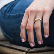 Classic Gold 3mm Bead Ring - Size 6 | enewton enewton