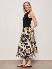 Sandbar Mix Media Midi Dress Sanctuary