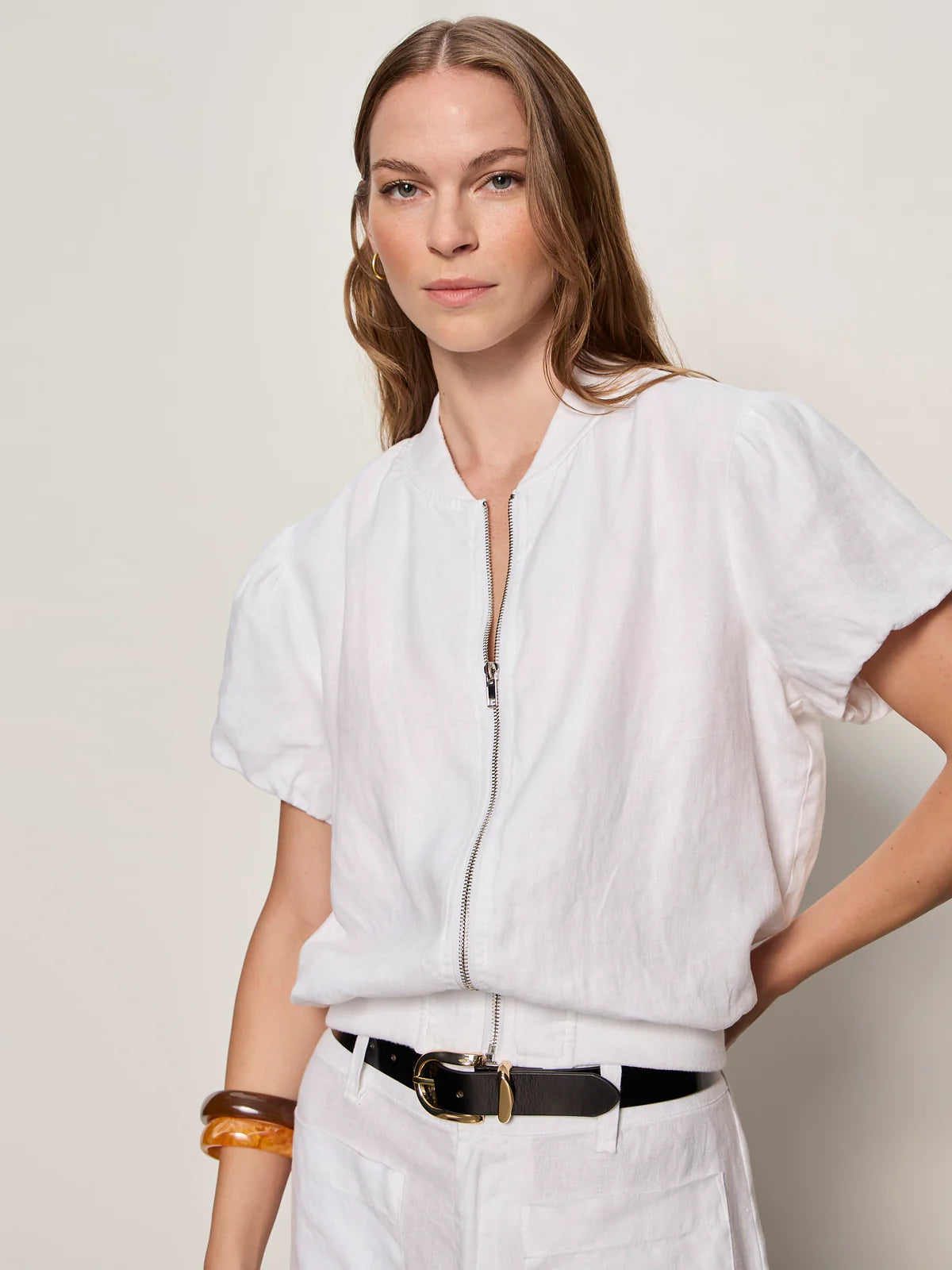 Everly Linen Bomber Sanctuary