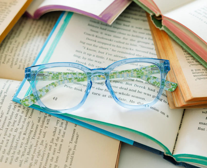 Nola Glasses in Blue/Après Ski - Laura Park Collab | Peepers Peepers