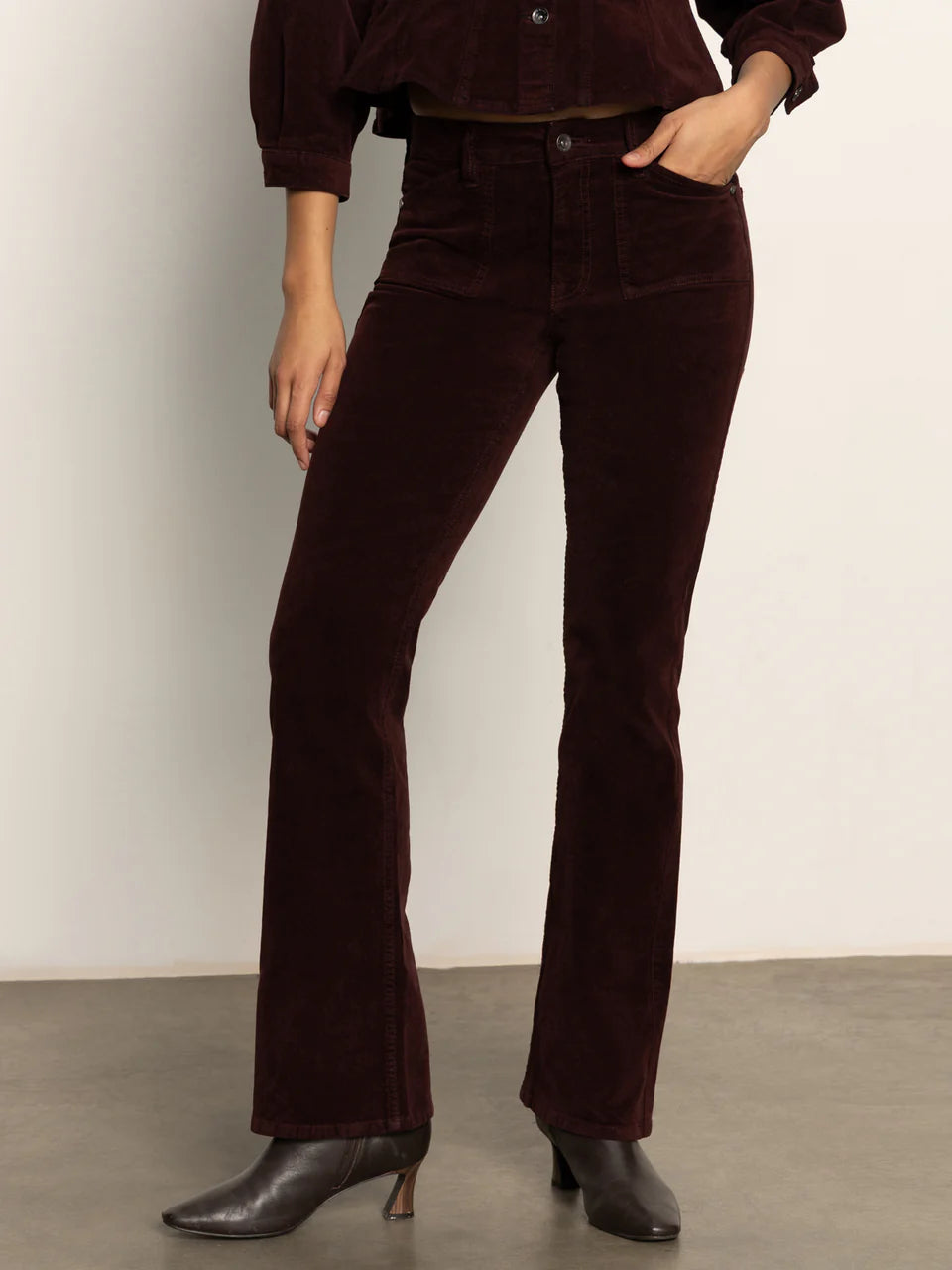 Velveteen Brook Bootcut Pants Sanctuary