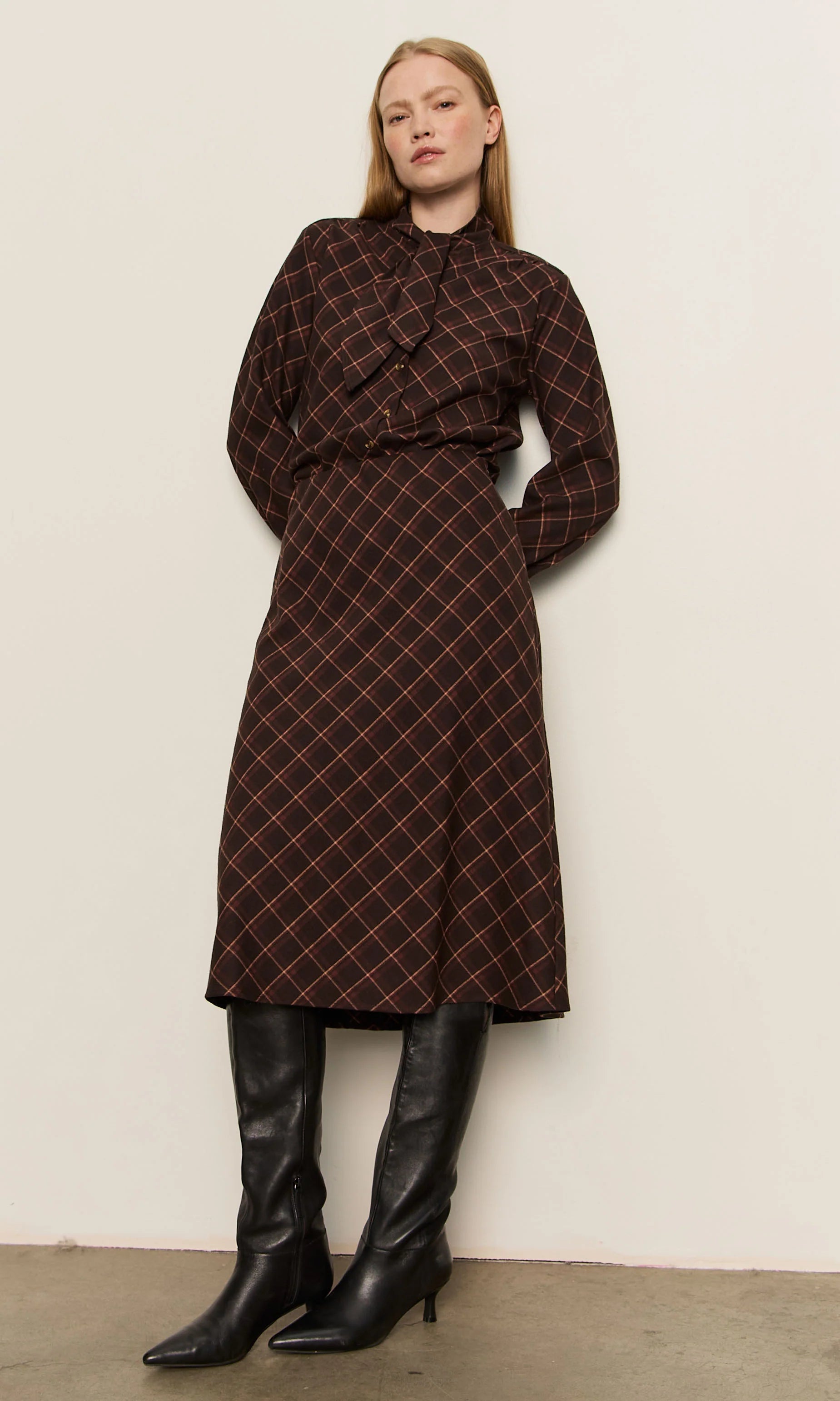 Autumn Plaid Blouse Sanctuary