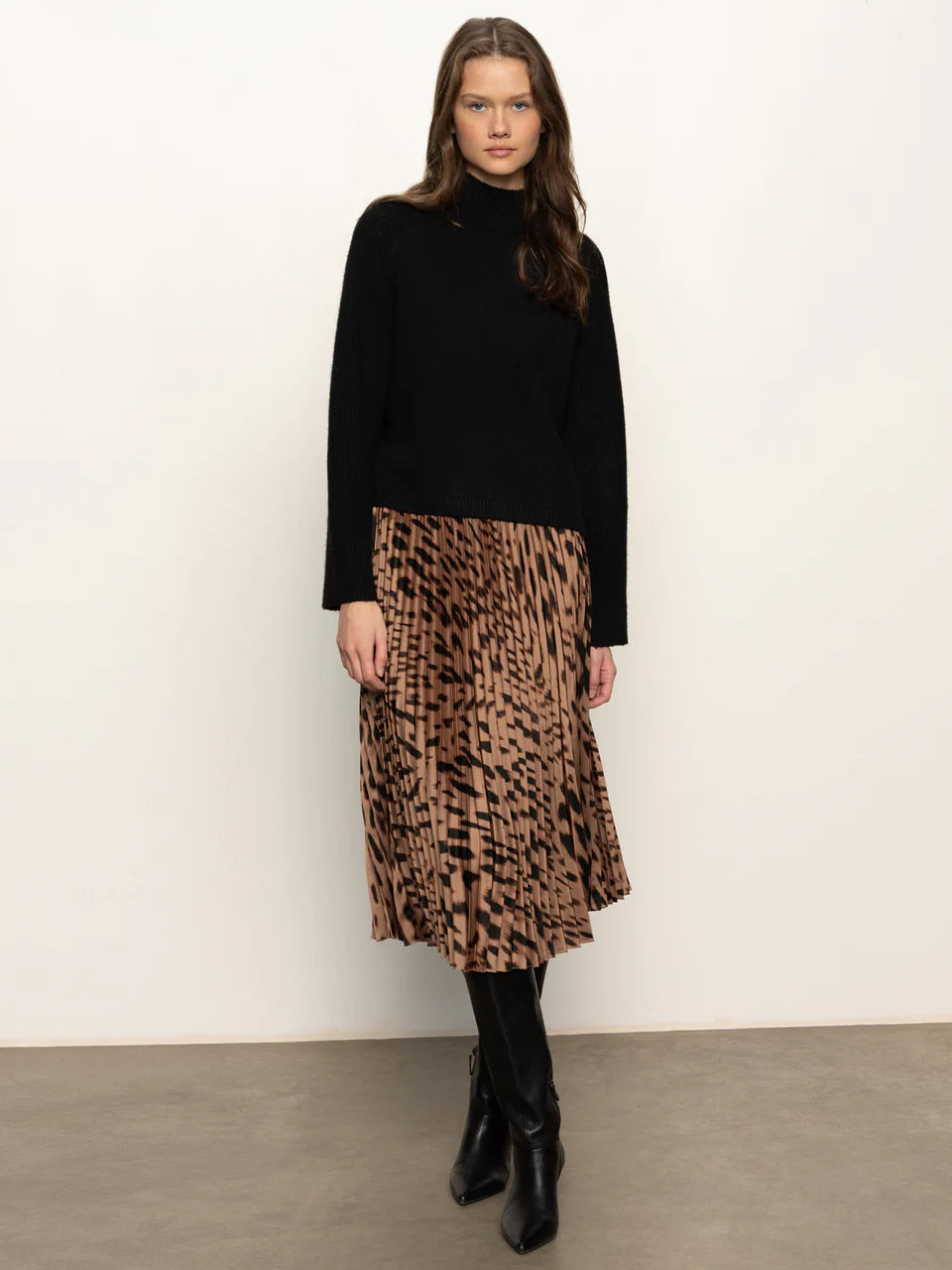 Nostalgia Pleated Midi Skirt Sanctuary
