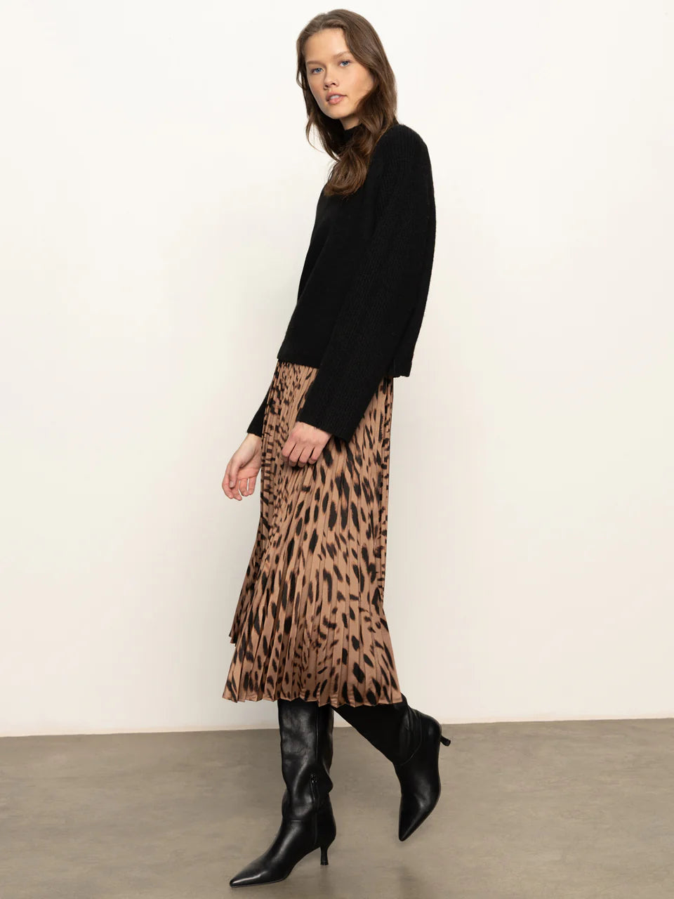 Nostalgia Pleated Midi Skirt Sanctuary