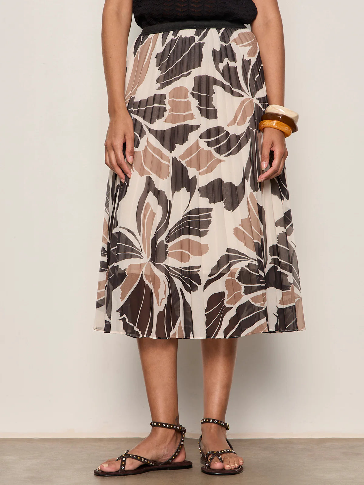 Nostalgia Pleated Midi Skirt Sanctuary