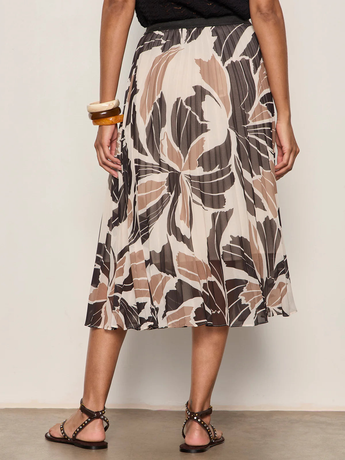 Nostalgia Pleated Midi Skirt Sanctuary